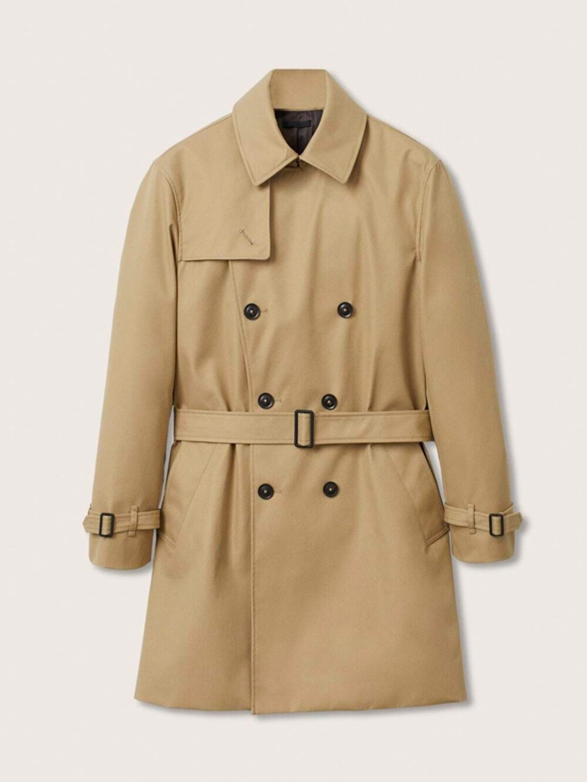 Su Geçirmez Koton Trençkot